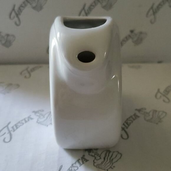 Fiestaware Fiesta Pitcher Mini Disk White CERAMIC CONTAINER - Picture 4 of 14